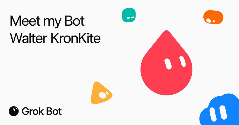Walter KronKite — public Grok Bot template card